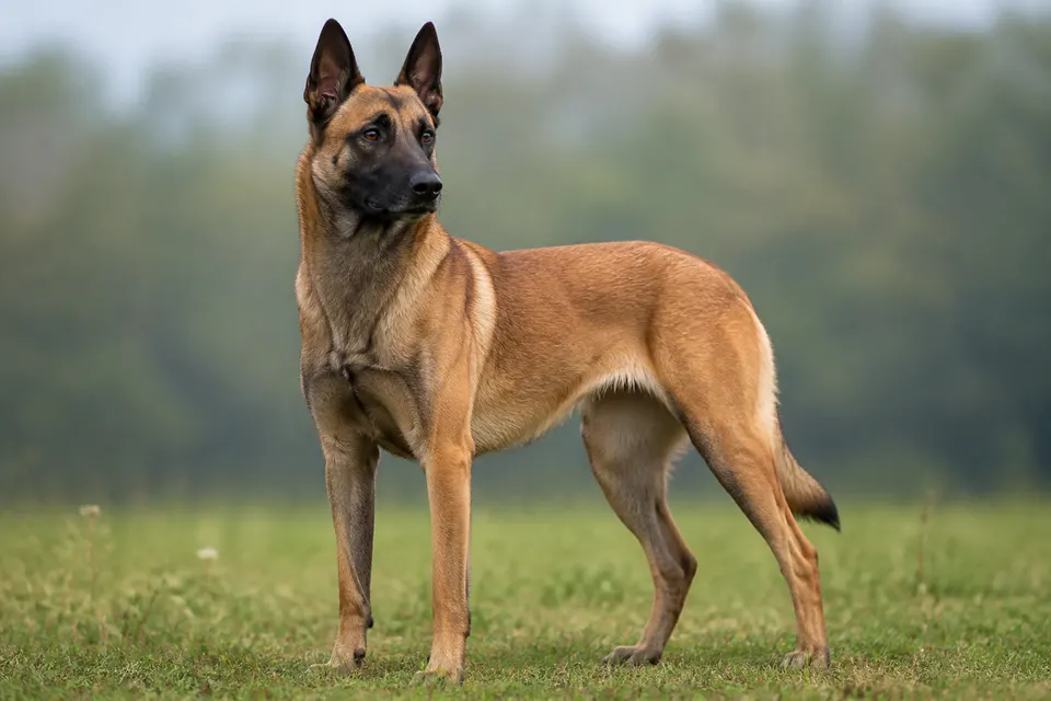 Belgian Shepherd Dog犬 · 正面