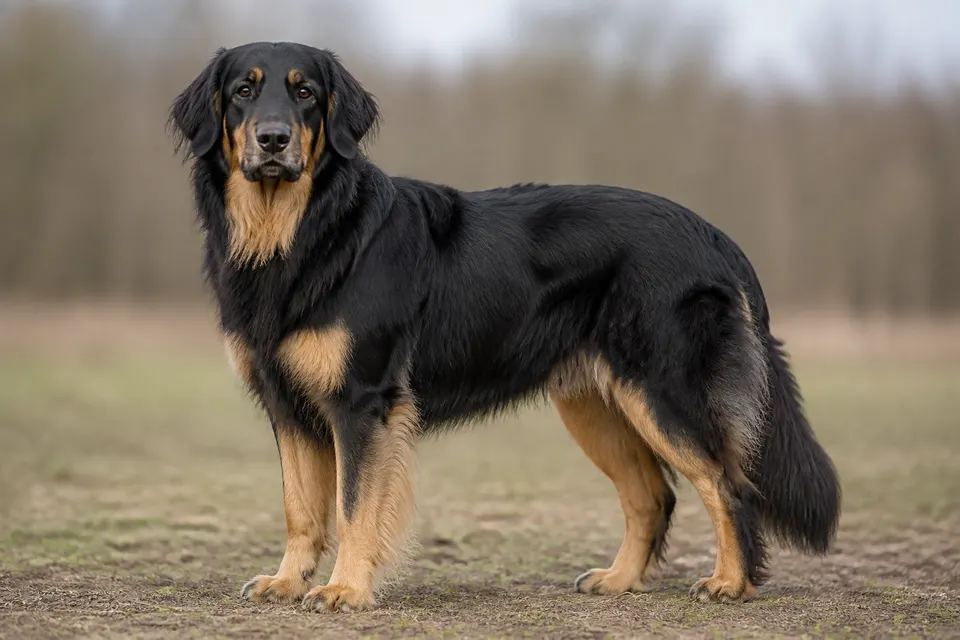 Hovawart犬 · 正面