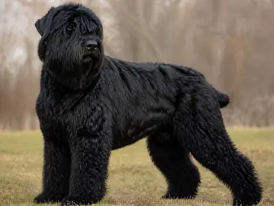 Russian Black Terrier犬
